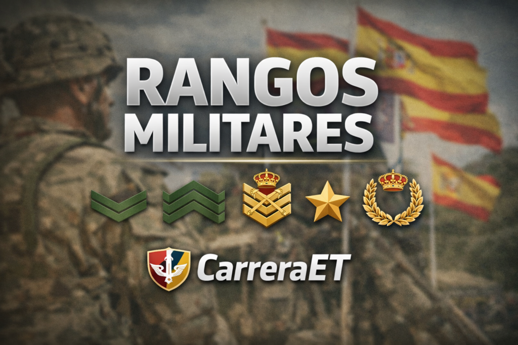 rangos militares del ejército español jerarquía completa