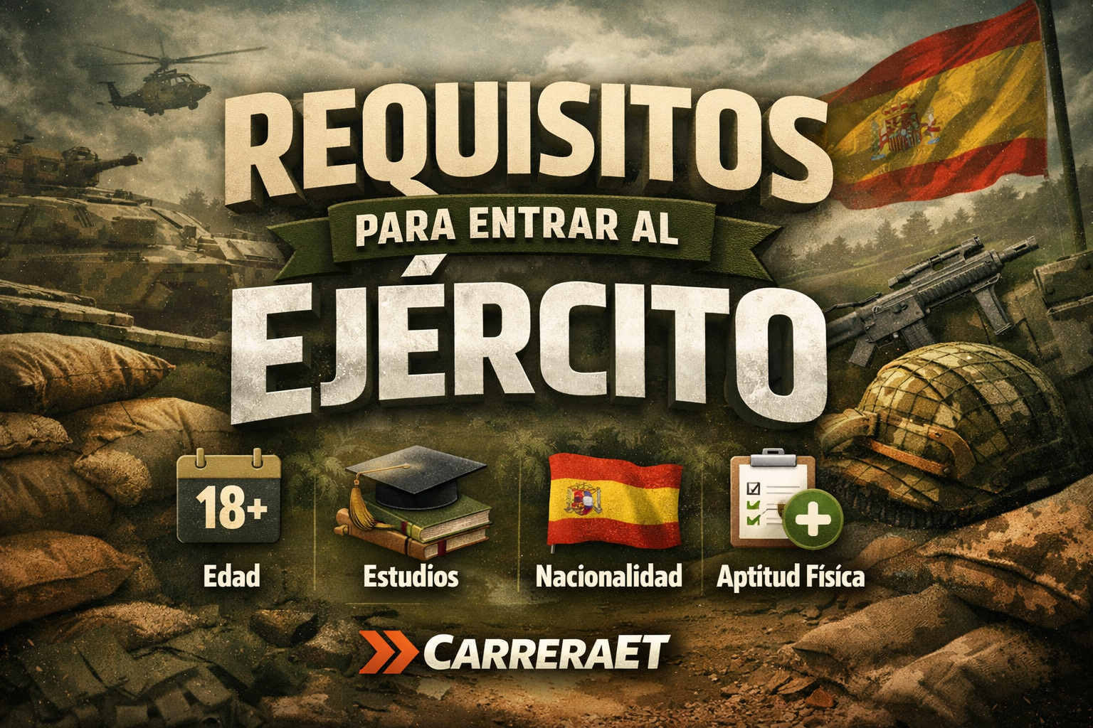 Requisitos para entrar al Ejército español como soldado de tropa: edad, estudios, nacionalidad y condiciones de acceso – CarreraET