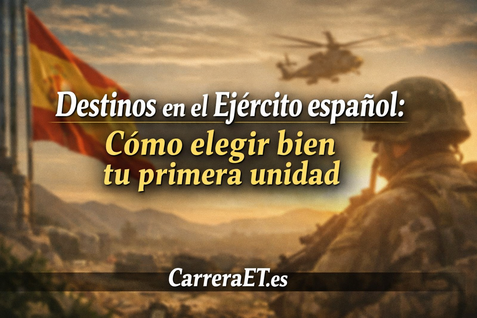 Destinos del Ejército de Tierra en España con unidades militares por ciudad por CARRERAET